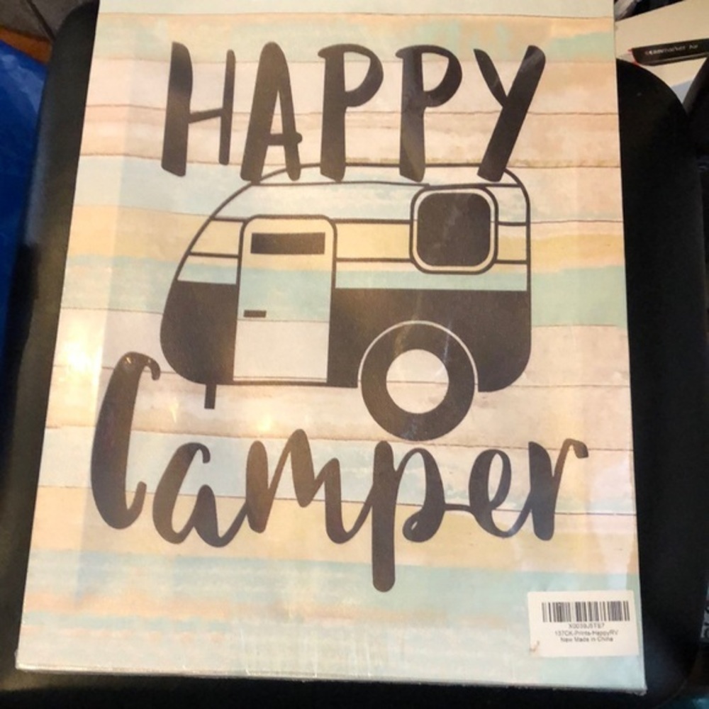 Happy Camper canvas‎ print
